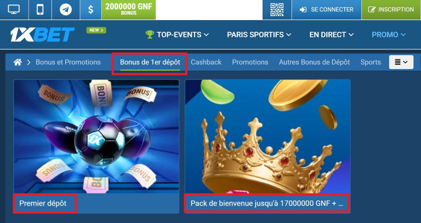 1xBet bonus premier dépôt : les principales exigences de mise