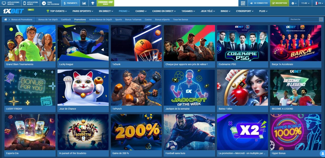 Des bonus sous forme de free spins et de freebets